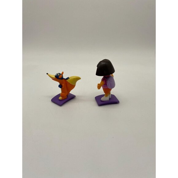Vintage 2006 Dora the Explorer and Swiper Figurine Set - Mattel Nickelodeon - Picture 3 of 5